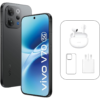 Vivo V70 5G - Black 12 + 512GB | 50MP ZEISS Camera | 1.5k 120Hz AMOLED Display | 6500mAh | IP69, 4Y Battery | 455 Days Screen Replace,25 Months Warranty - Middle East Version